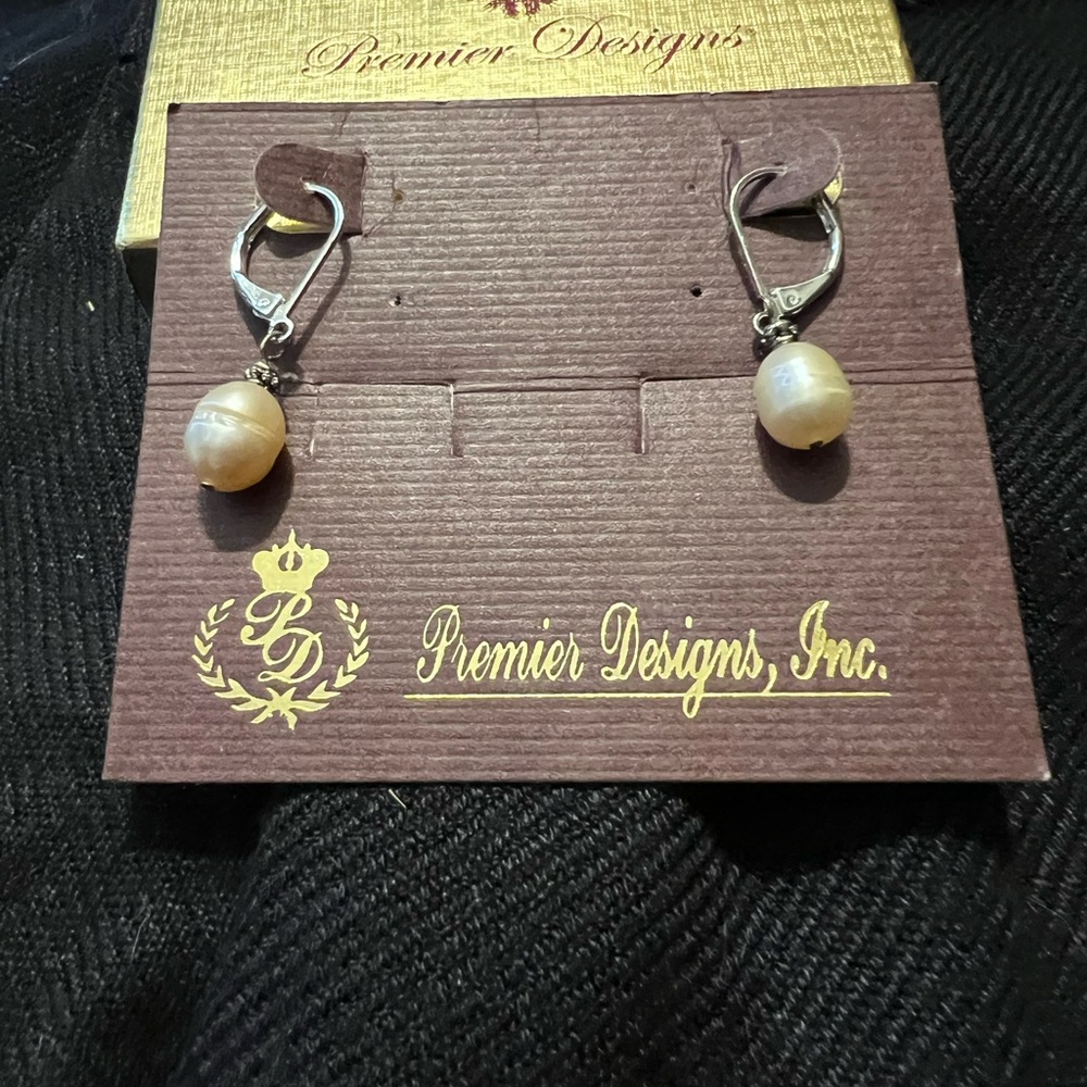 Verona Elegant Pearl Earrings from Premier Jewelry